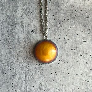 Handmade Resin Necklace, OOAK